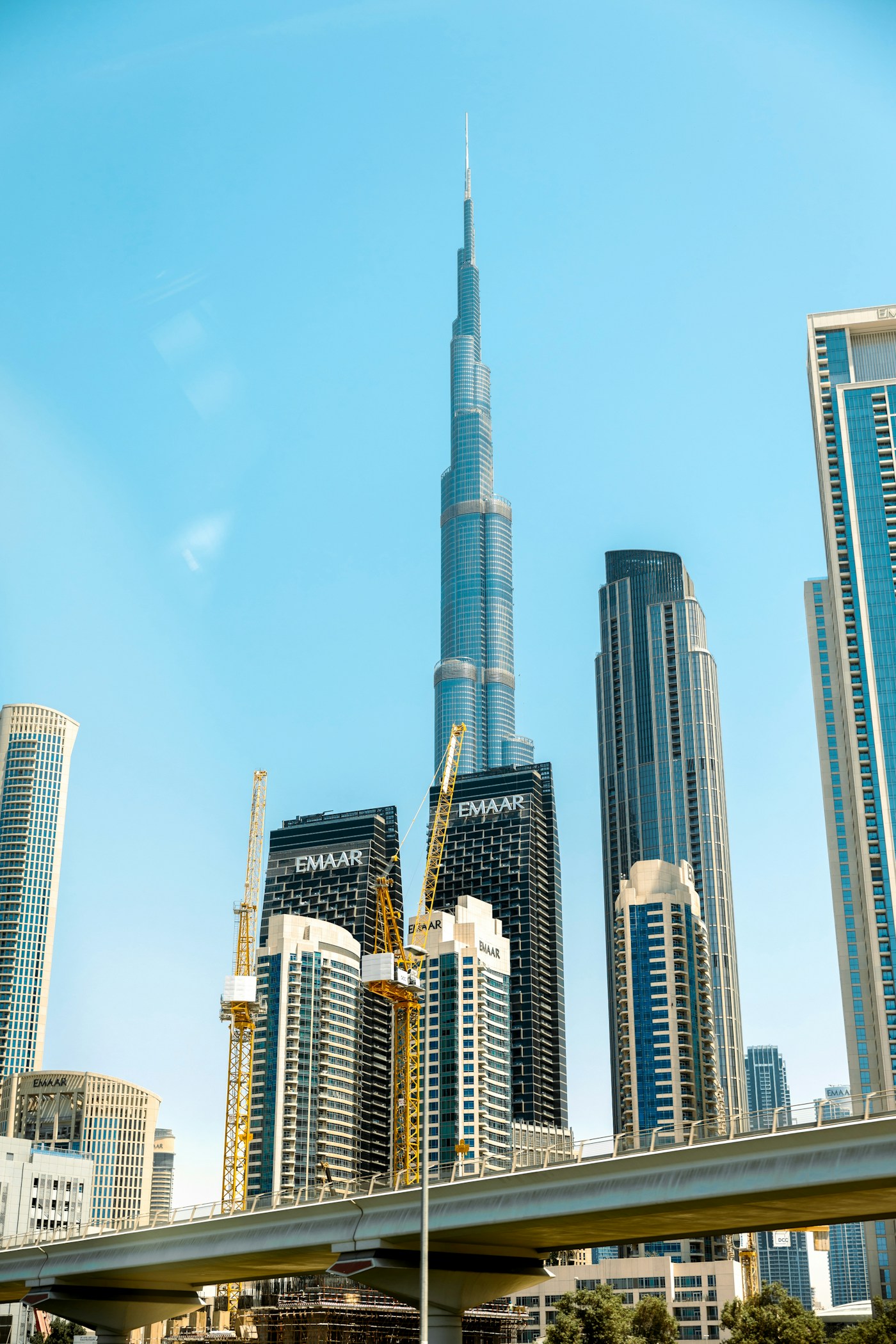 Dubai skyline with Burj Khalifa — illustrative atmosphere, not a Kingsmont project